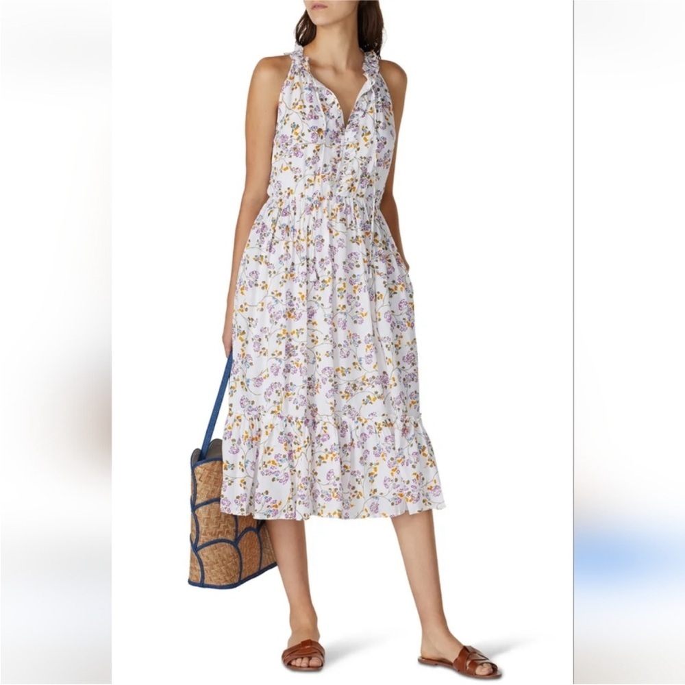 Roller Rabbit Lace Multicolor Floral Odelle Dress Midi women’s s